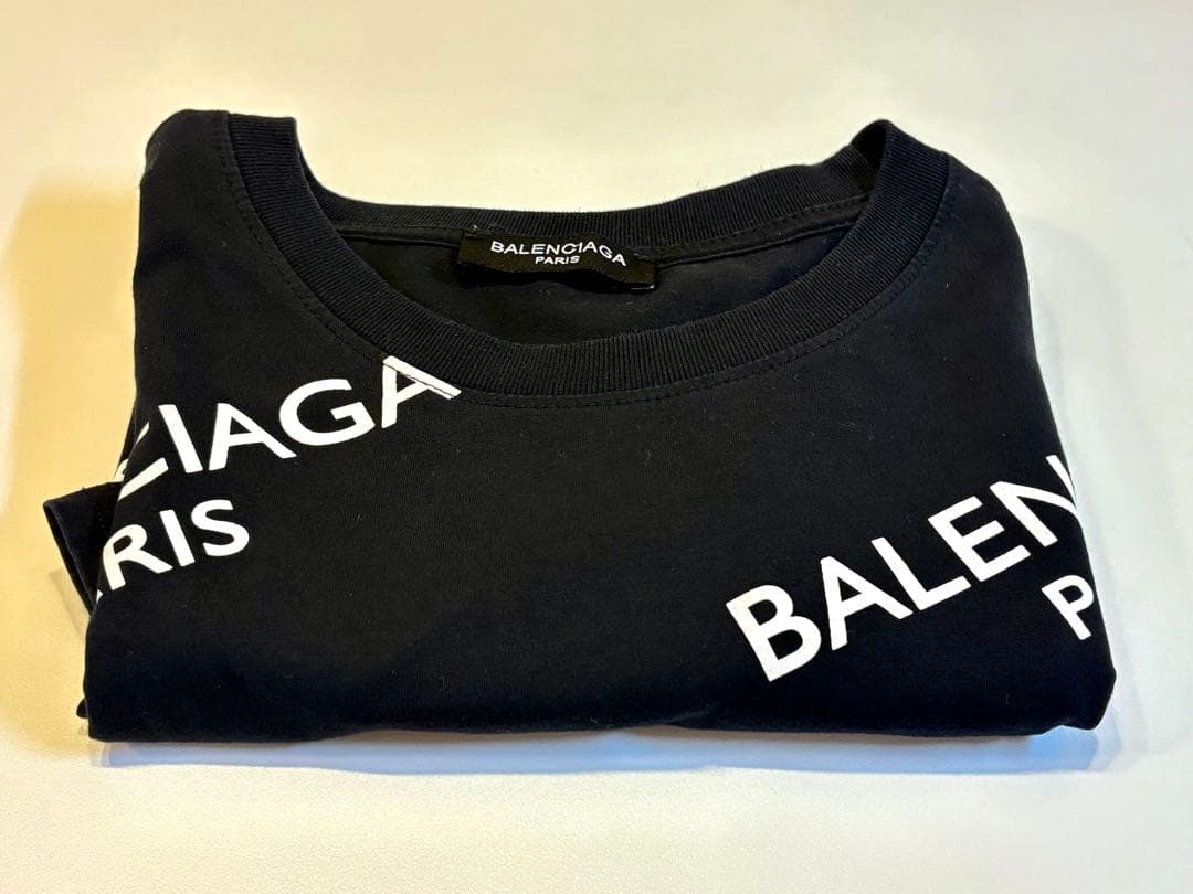 年始セール！BALENCIAGA PARIS ロゴ Tシャツ Lサイズ