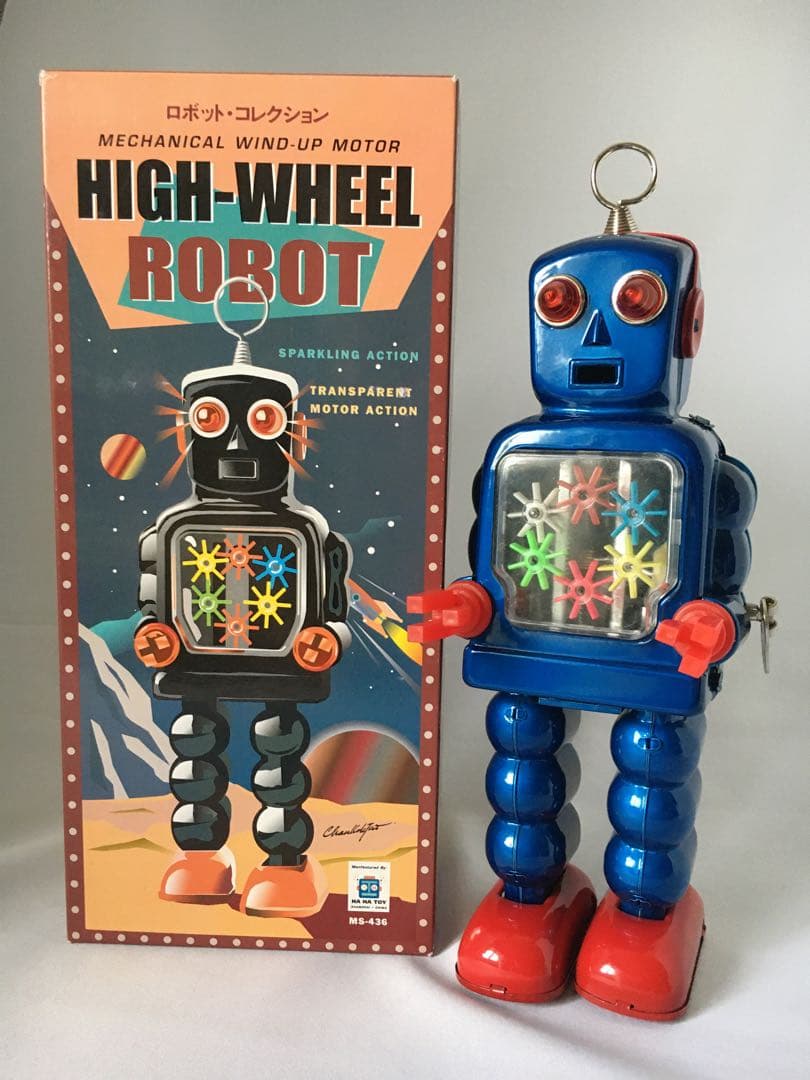 ブリキロボット　ハイホイールロボット　復刻ロボット