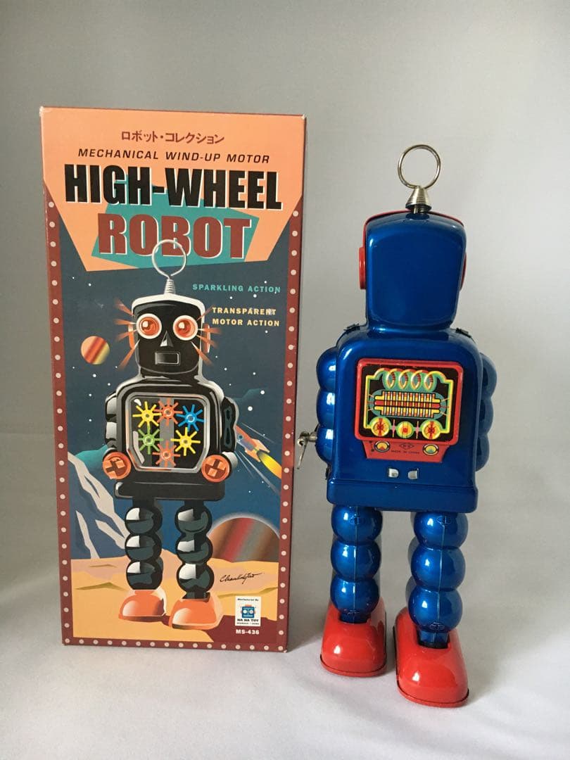 ブリキロボット　ハイホイールロボット　復刻ロボット