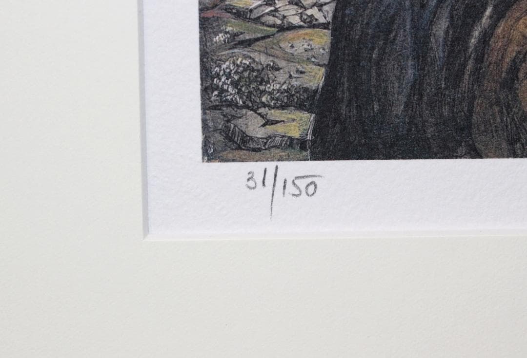 藤田嗣治 エスタンプリトグラフ「マドンナ」 150部限定