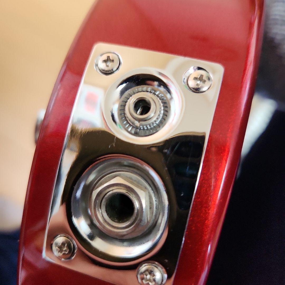 ピッグノーズ　T『ミニエレキギター赤』着払い発送に4～７日