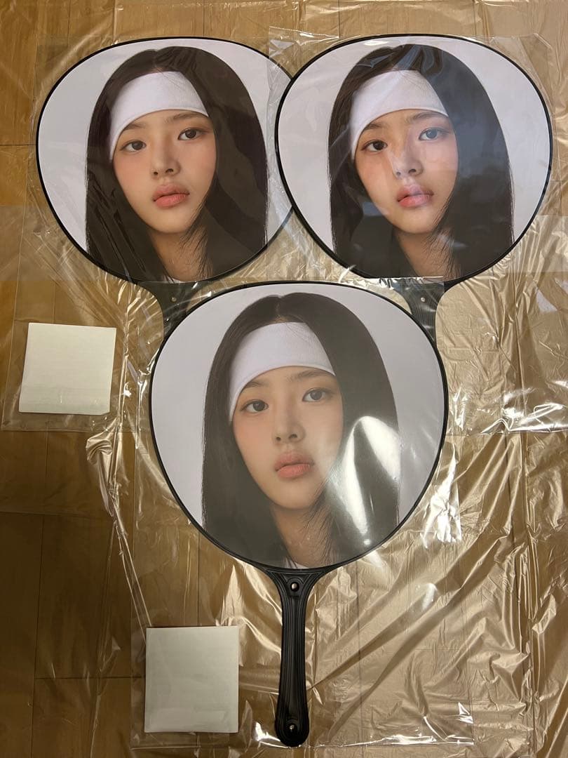 newjeans うちわ　ミンジ　未開封