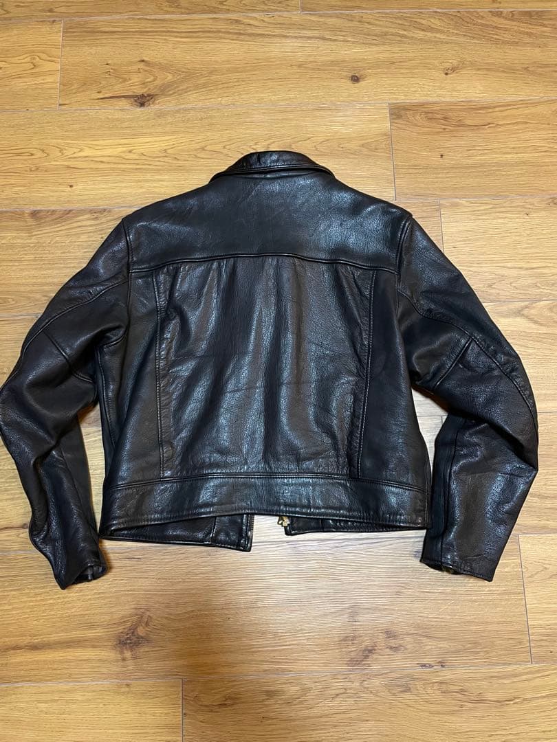 サウザー✨Schott USA製 茶タグ シングルライダース ジャケット