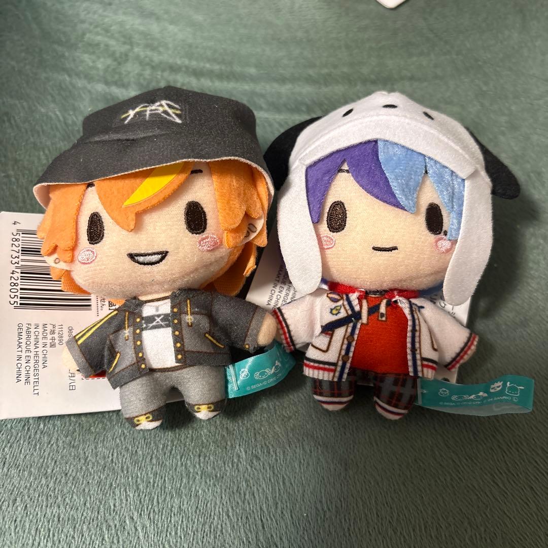 プロセカ　サンリオ　青柳冬弥　東雲彰人　ふわぷちマスコット