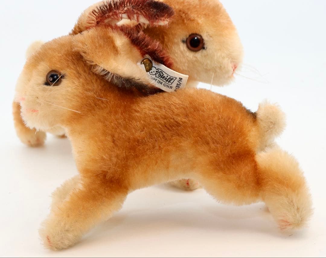 ビンテージ・シュタイフ・ラビット大中小3体セット 0135/17,14,08