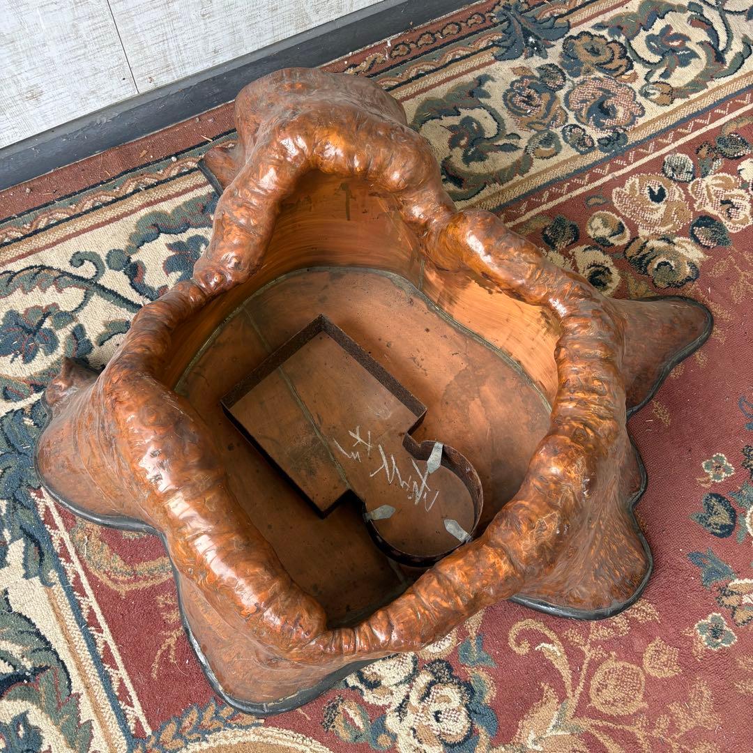 昭和レトロ 古家具 屋久杉 切り株火鉢 天然木製 大型火鉢 囲炉裏 古民家古道具