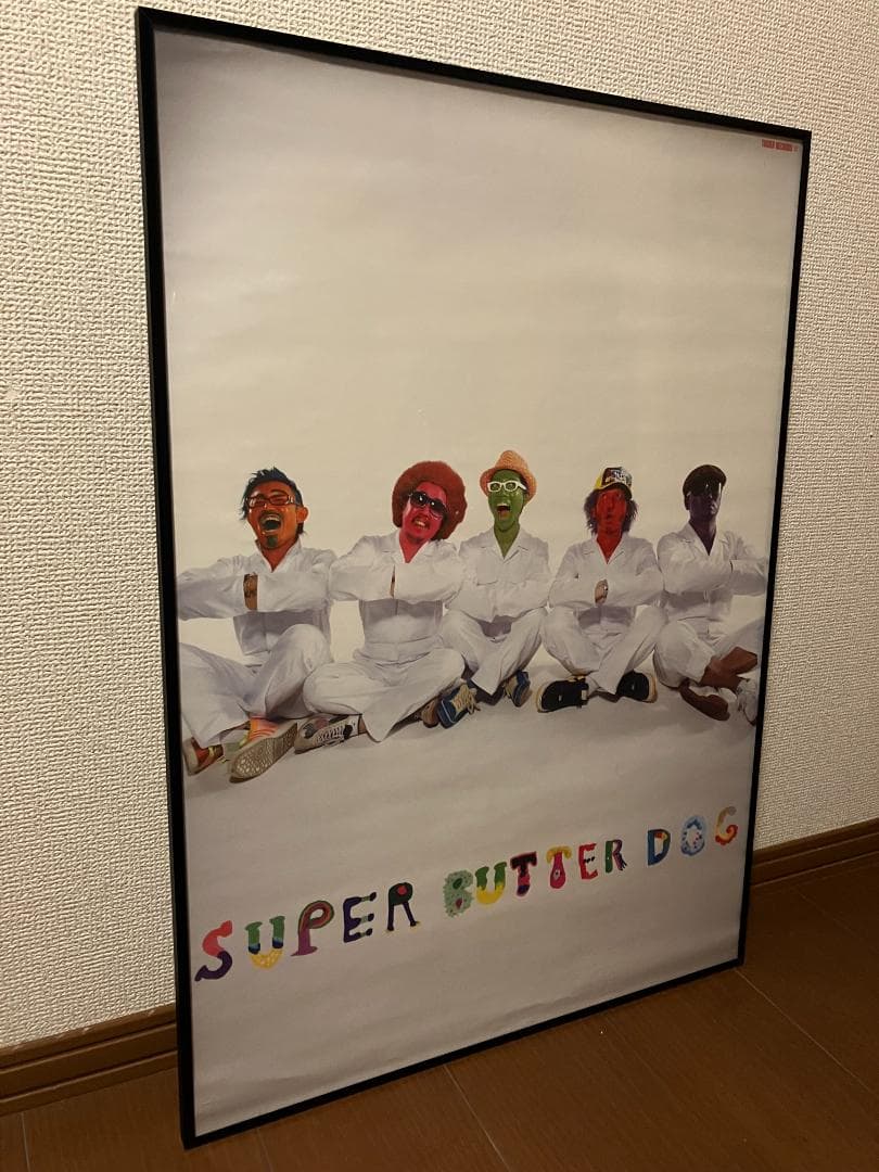 タワレコ限定！０８年 スーパーバタードッグ ハナレグミ レキシ 額付 ポスター