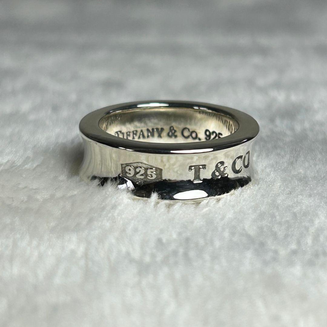 【極美品】ティファニー 1837 ナローリング 9.5号 SV925 保存袋