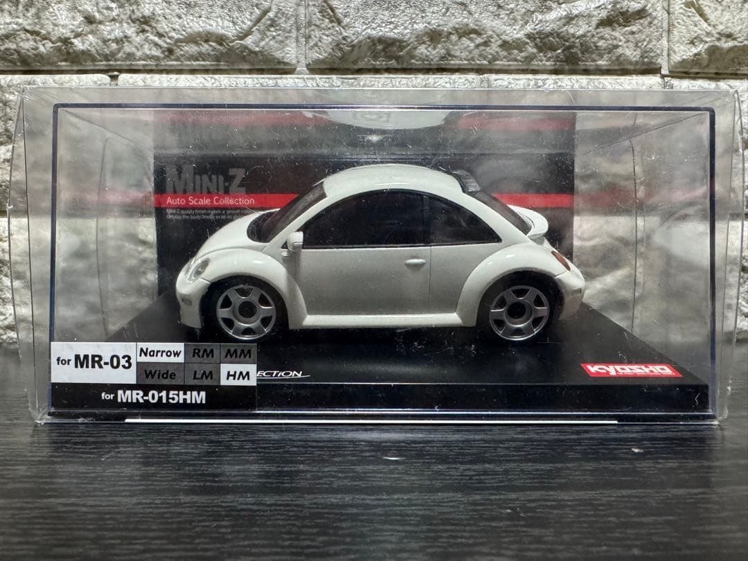 京商 ミニッツ　フォルクスワーゲン ニュービートル ターボS ホワイト