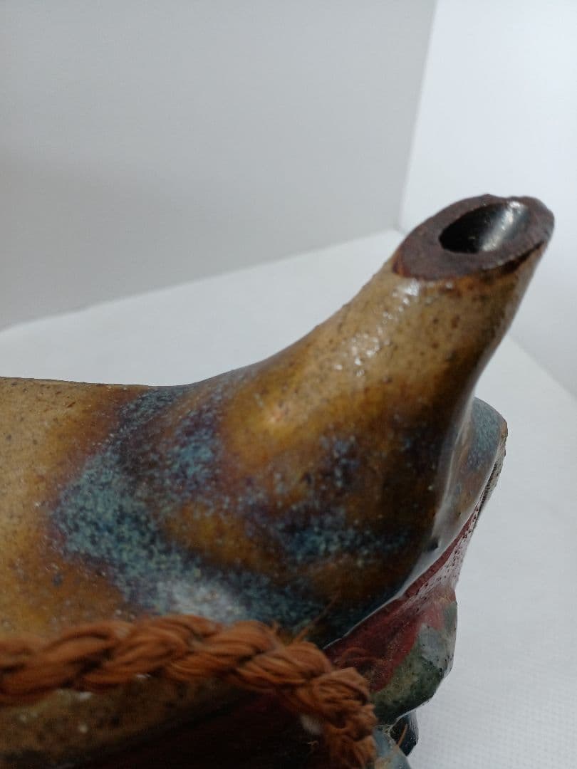 琉球壺屋焼　小橋川清正　抱瓶