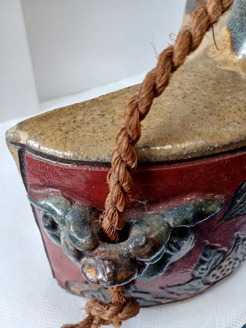 琉球壺屋焼　小橋川清正　抱瓶