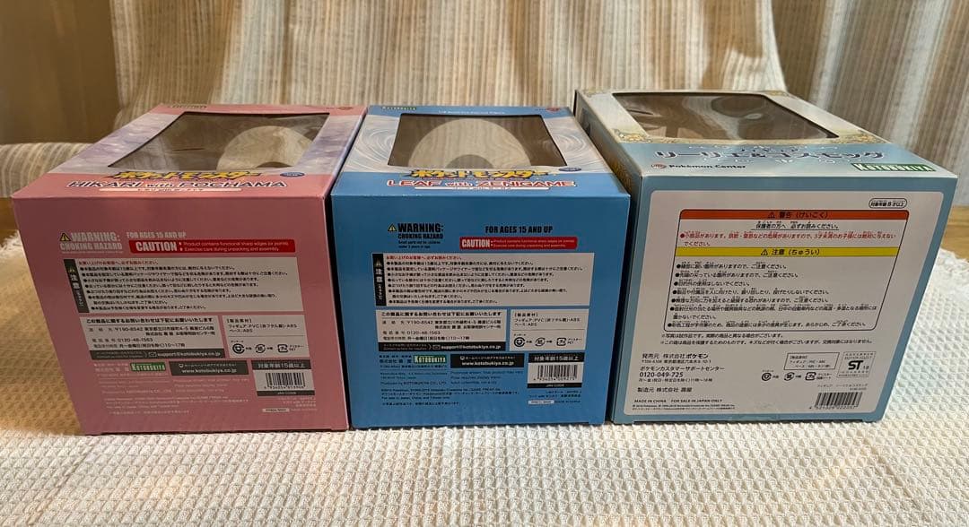 ARTFX J ポケットモンスター　リーフ withゼニガメ　ヒカリ　リーリエ