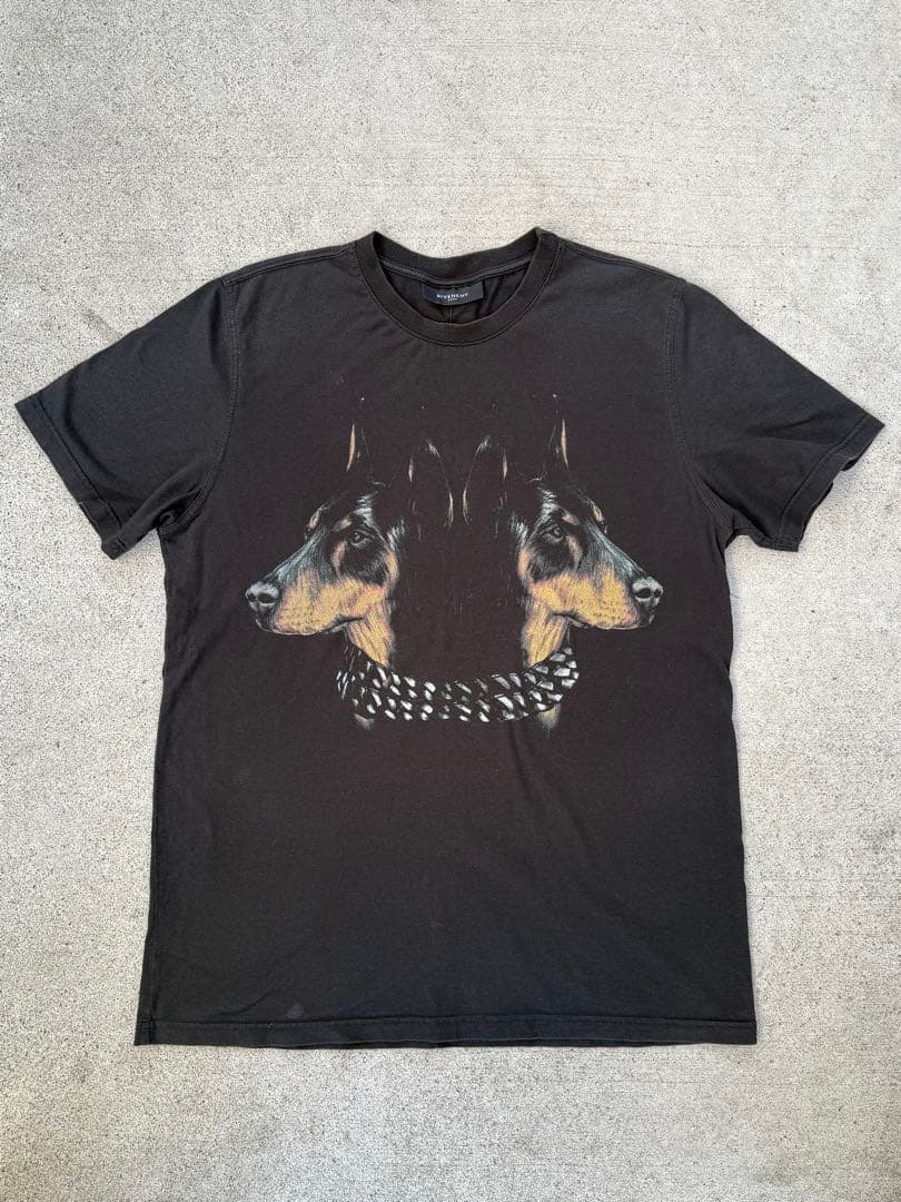 GIVENCHY 犬プリント Tシャツ ブラック