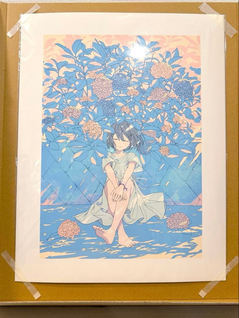 あかもく先生 『心揺れる夢を見た』複製原画 イラストシートのみ