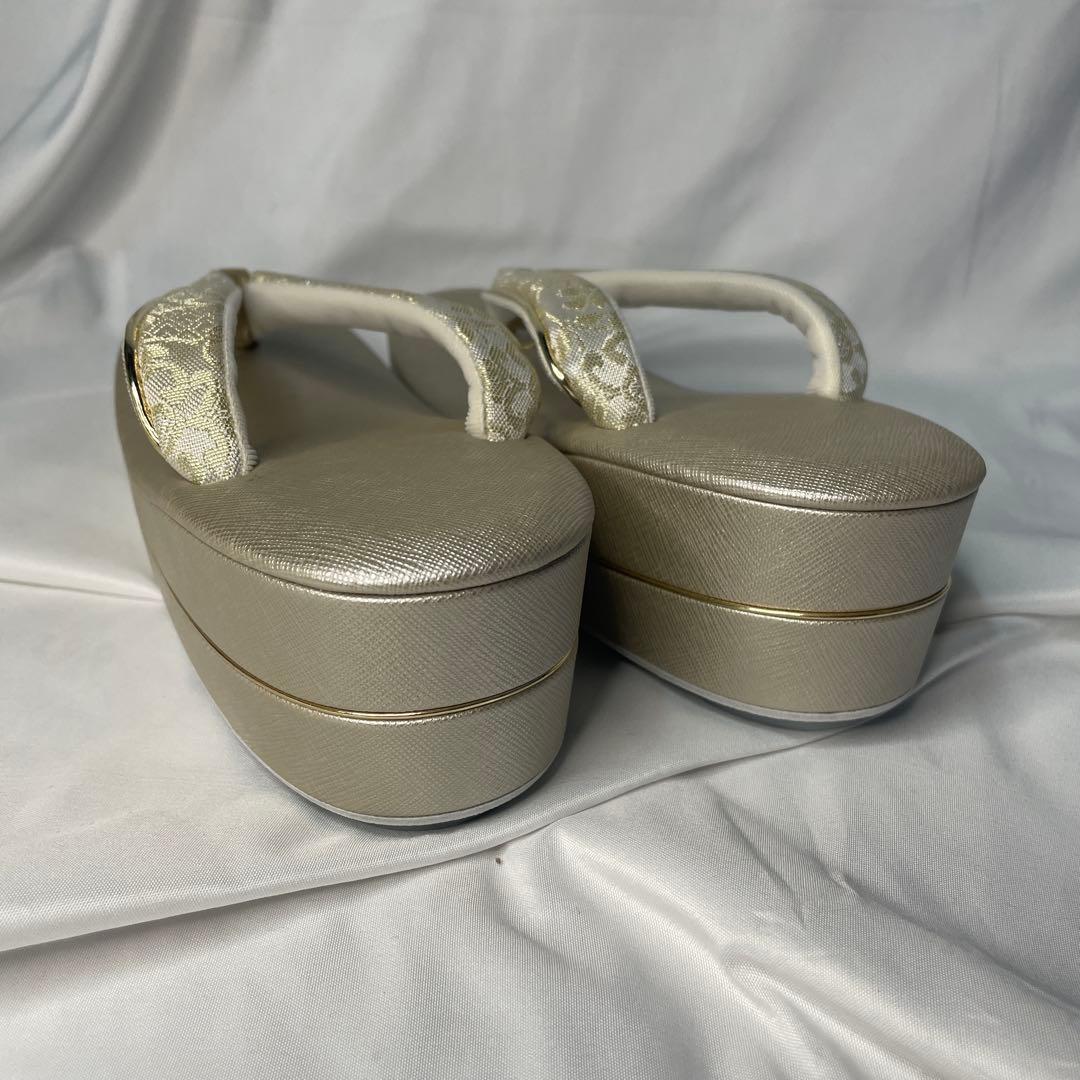 新品　入学式　訪問着　留袖など　草履　バッグ　セット　L ゴールド　フォーマル