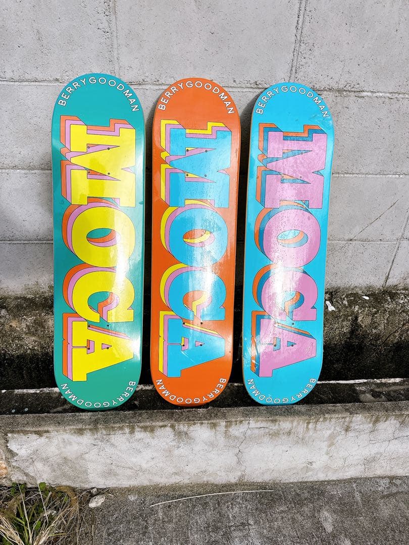 MOCA スケートボード デッキ 3枚セット