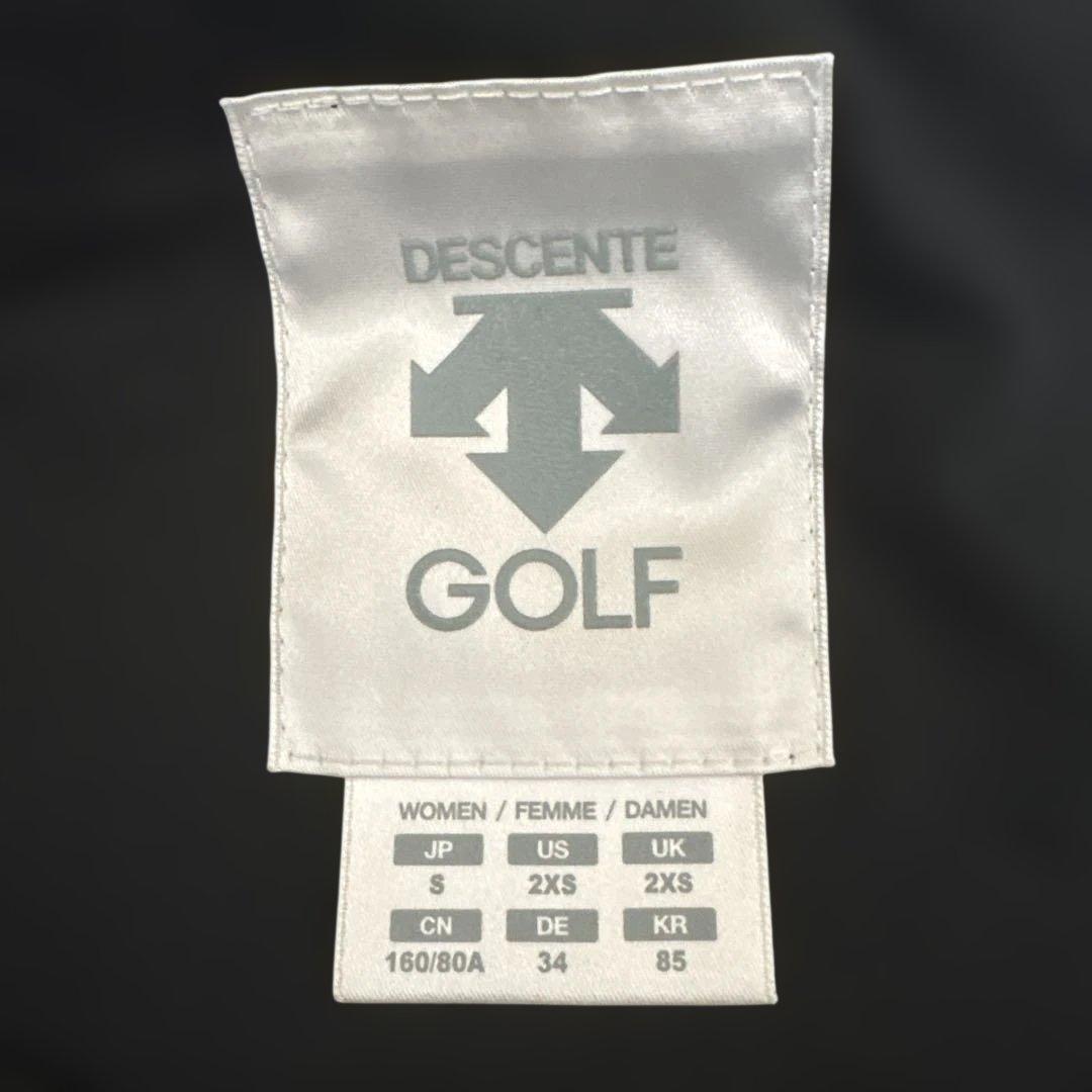 descente レディース ゴルフ ダウンベスト S 黒