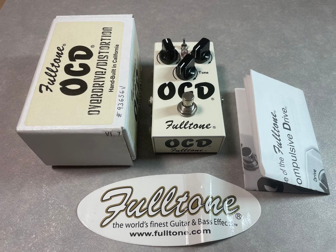【最終値下げ】【美品】Fulltone OCD Ver1.7 オーバードライブ