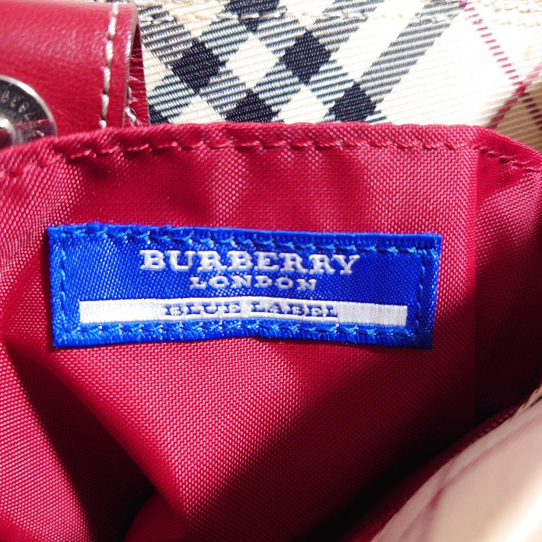 バーバリー ロゴプレート ミニハンドバッグ サイドベルト ノバチェック