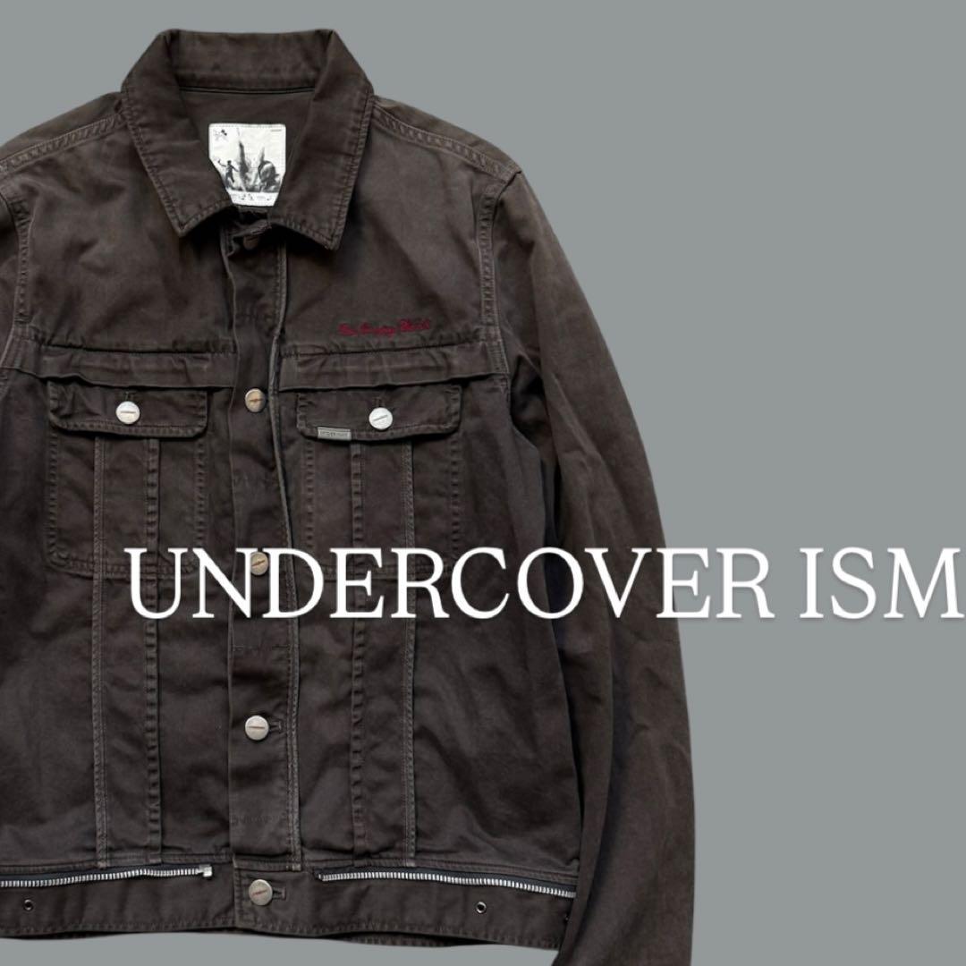 UNDERCOVERアンダーカバー 刺繍 フェード加工ジャケット Gジャン型