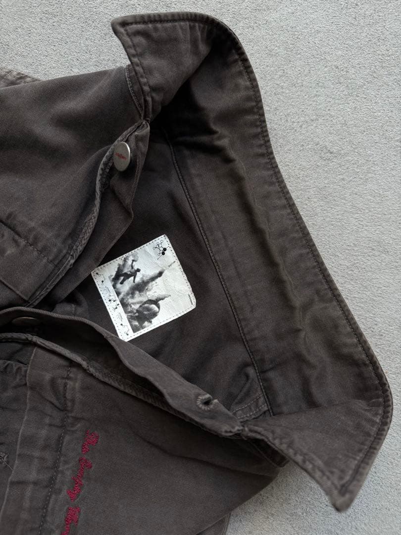 UNDERCOVERアンダーカバー 刺繍 フェード加工ジャケット Gジャン型
