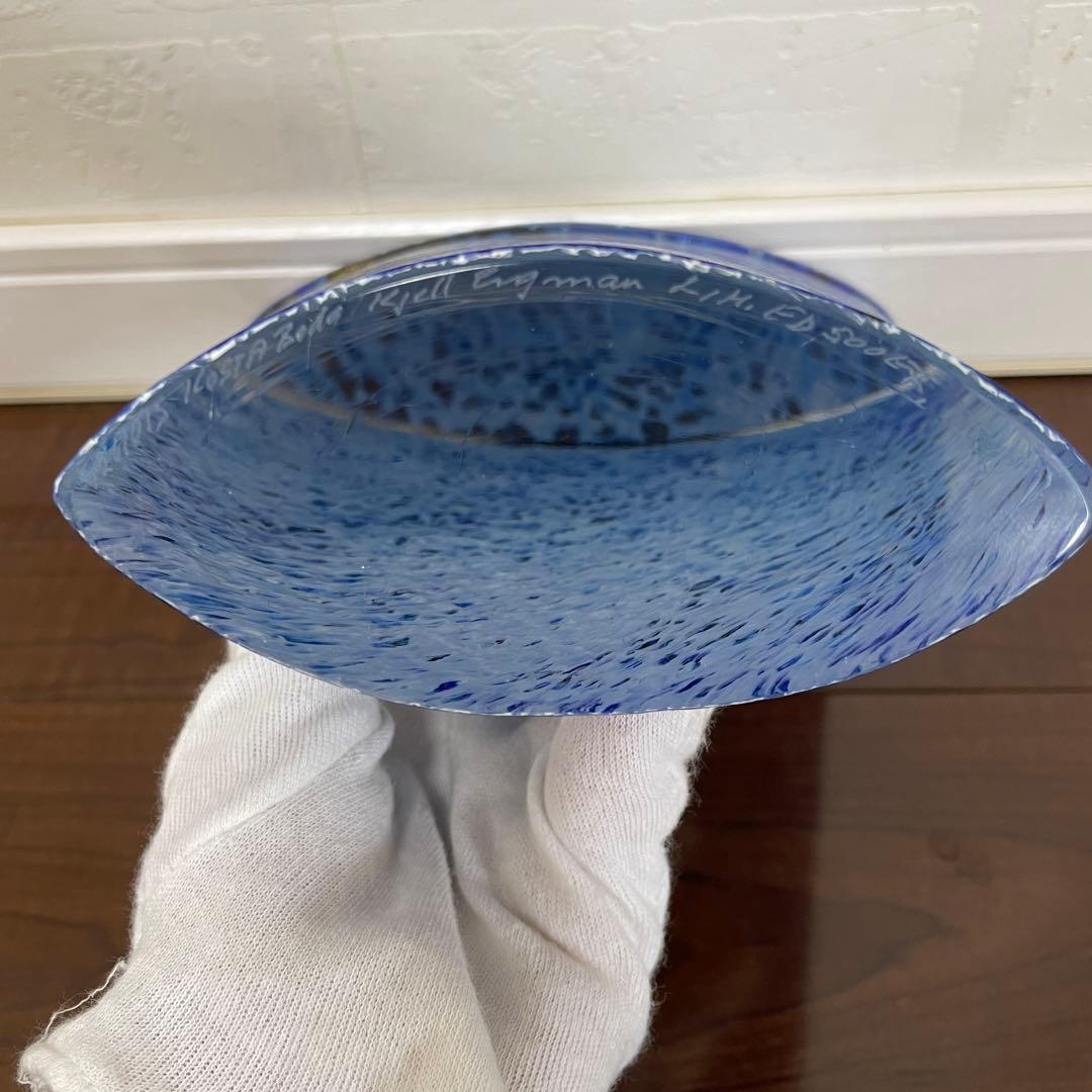 kosta boda コスタボダ シェル エングマン　魚　鳥　置物　ボウル　2点