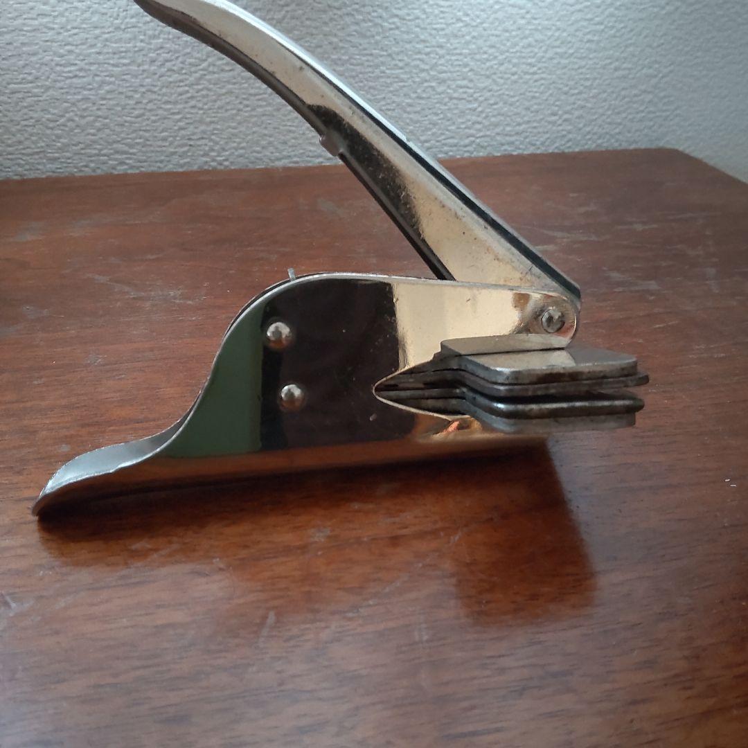 アメリカ ヴィンテージ エンボッサー スタンプ 020711