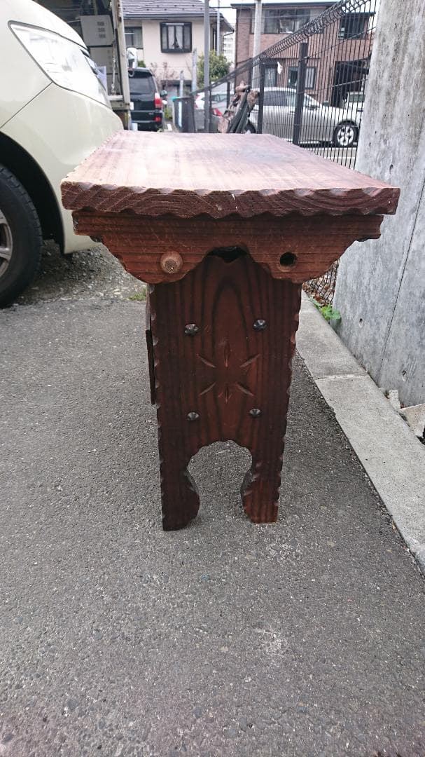 スペイン製　サイドテーブル　コンソール　花台　アンティーク　ヴィンテージ