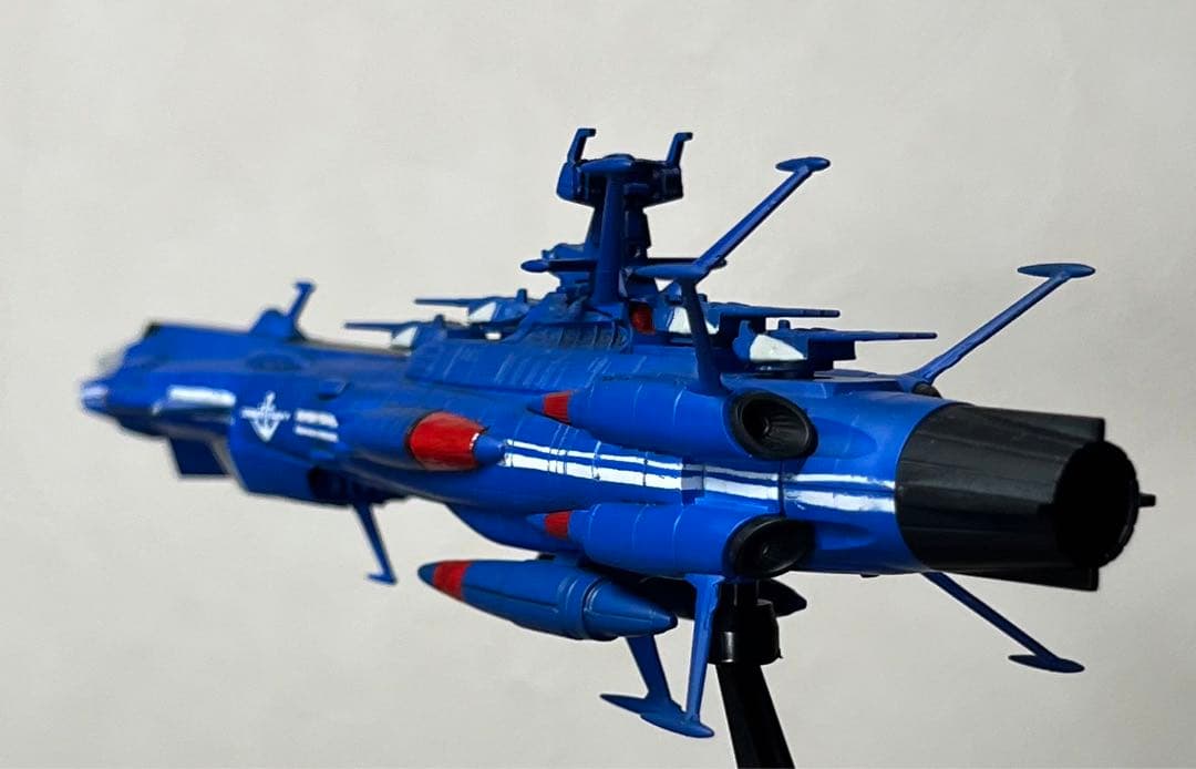 宇宙戦艦ヤマトプラモデル　メカコレ完成品　アンドロメダ級宇宙戦艦アルデバラン②