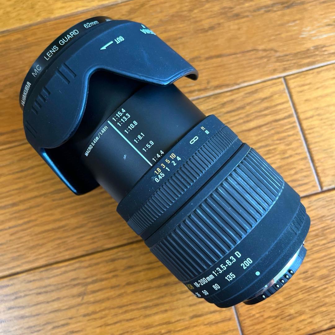 SIGMA ZOOM 18-200mm F3.5-6.3 DC ニコン用