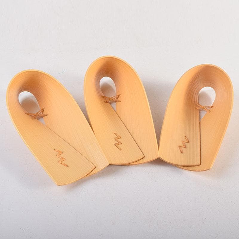 茶道具　此君亭工房　白竹　ささ舟　お絞り受け　五点　共箱　V　R8829