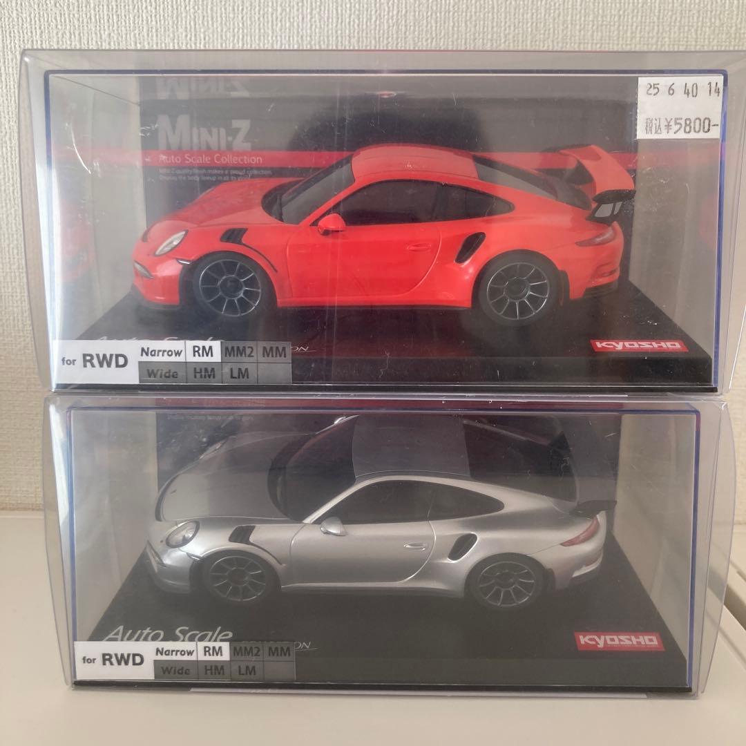 京商 ミニッツ ポルシェ Porsche 911 GT3 RS 2台セット