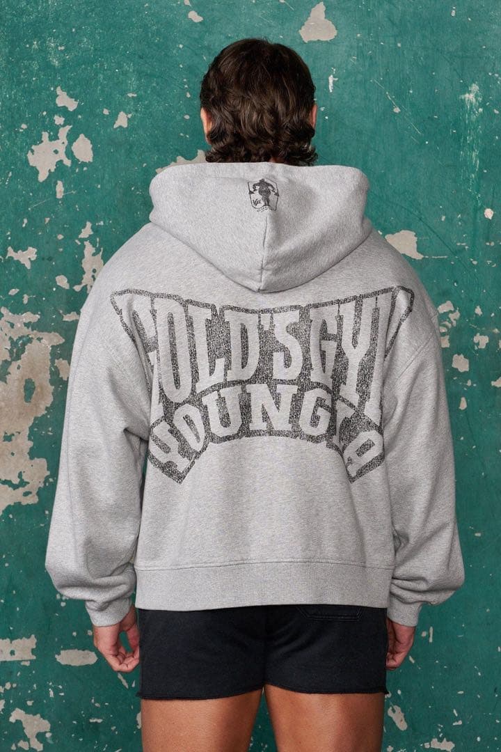 トップス  5162 GOLDS GYM THROWBACK ZIP-UPS