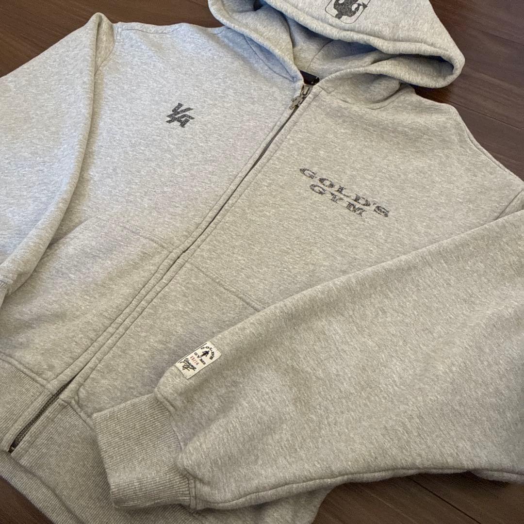 トップス  5162 GOLDS GYM THROWBACK ZIP-UPS