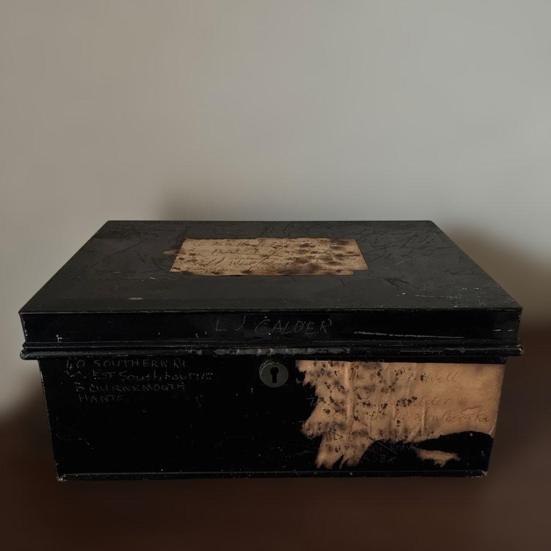 アンティークボックス 黒 イギリス