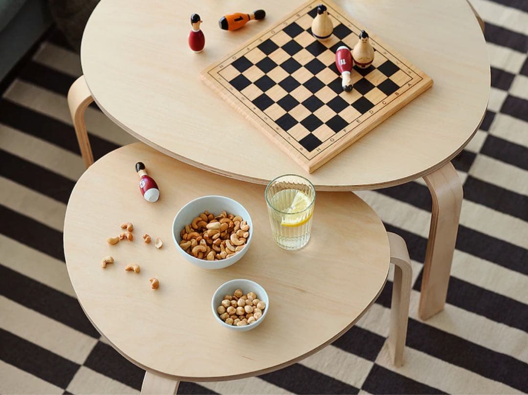 【 美品 】IKEA スヴァルスタ ネストテーブル2点セット