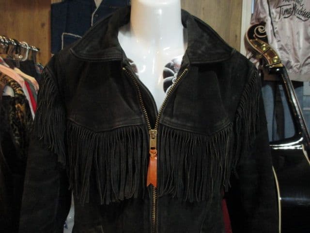 ヴィンテージ BRANDED GARMENTS フリンジスエードレザージャケット