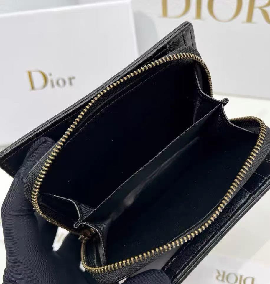 二つ折り財布 ネイビー　トロッター　キャンバスレザー 即購入OK