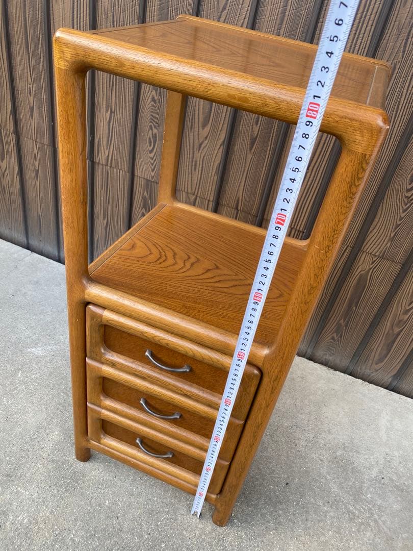 曙工芸　アケボノ　電話台　チェスト　収納引き出し　キャビネット　ヴィンテージ