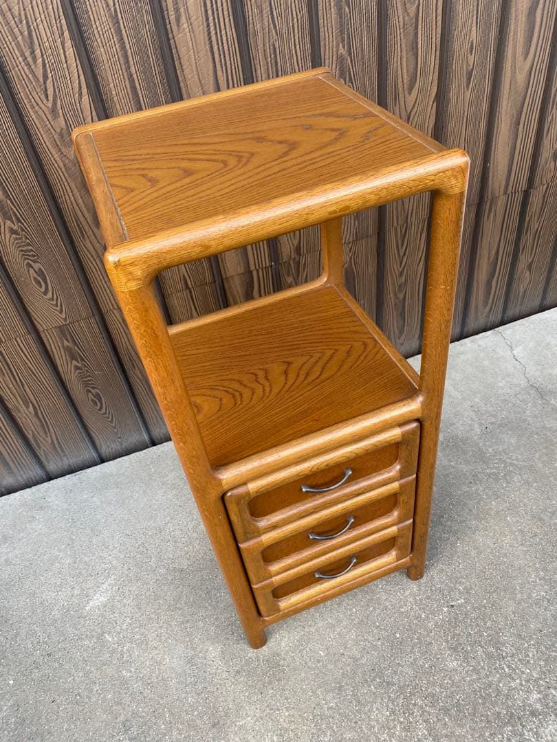 曙工芸　アケボノ　電話台　チェスト　収納引き出し　キャビネット　ヴィンテージ