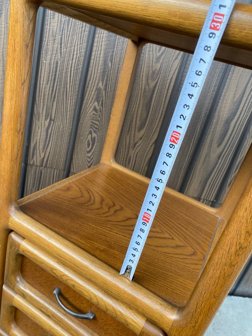 曙工芸　アケボノ　電話台　チェスト　収納引き出し　キャビネット　ヴィンテージ