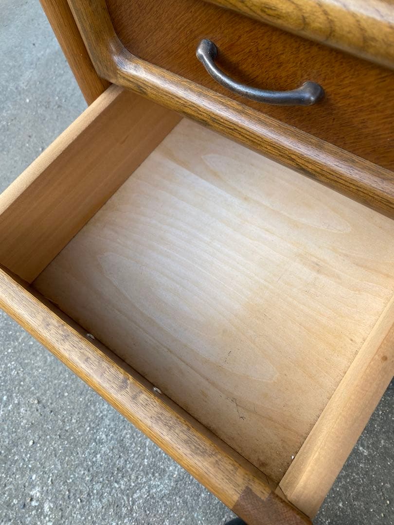 曙工芸　アケボノ　電話台　チェスト　収納引き出し　キャビネット　ヴィンテージ