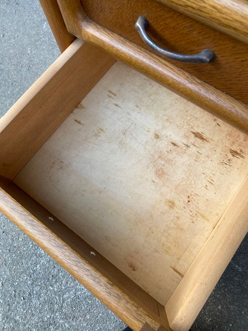 曙工芸　アケボノ　電話台　チェスト　収納引き出し　キャビネット　ヴィンテージ