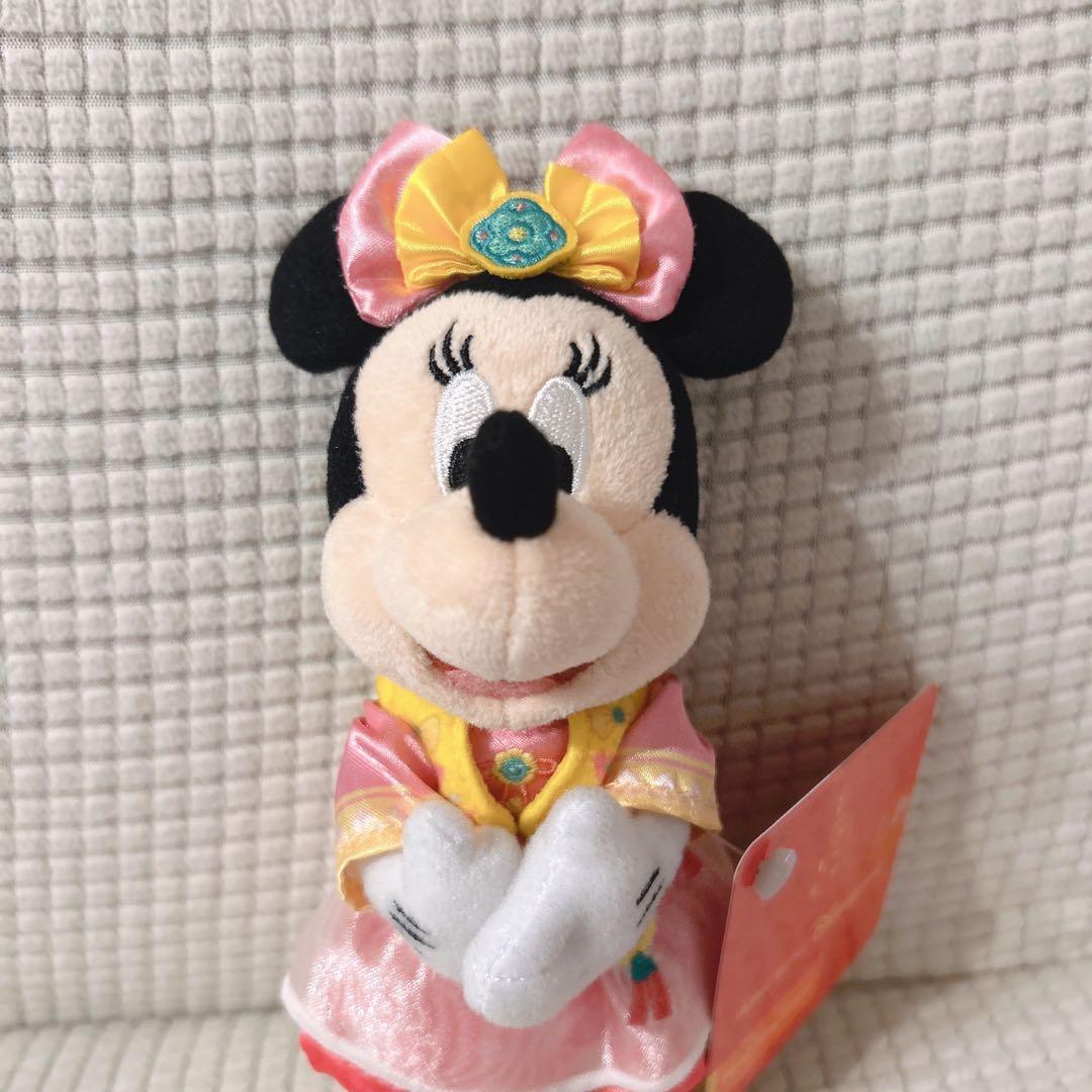 【新品】香港ディズニー 春節 ミッキー ミニー ぬいぐるみ バッグチャーム