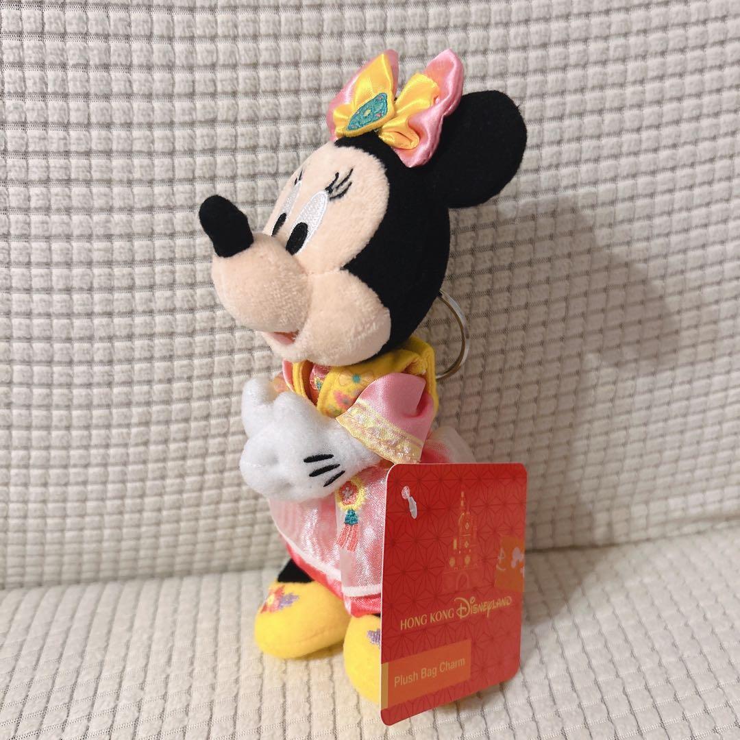 【新品】香港ディズニー 春節 ミッキー ミニー ぬいぐるみ バッグチャーム