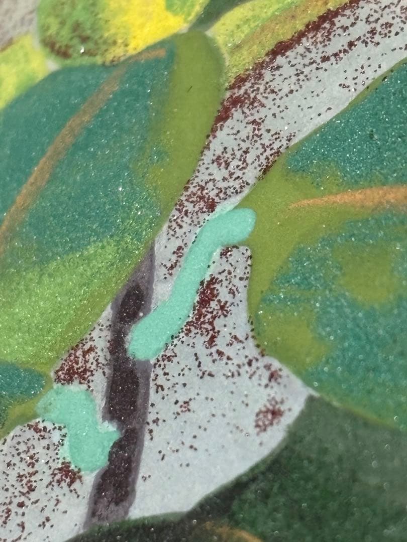 太尾芳生（ふとお　よしお）　紅椿　日本画　額入り　美品　希少品