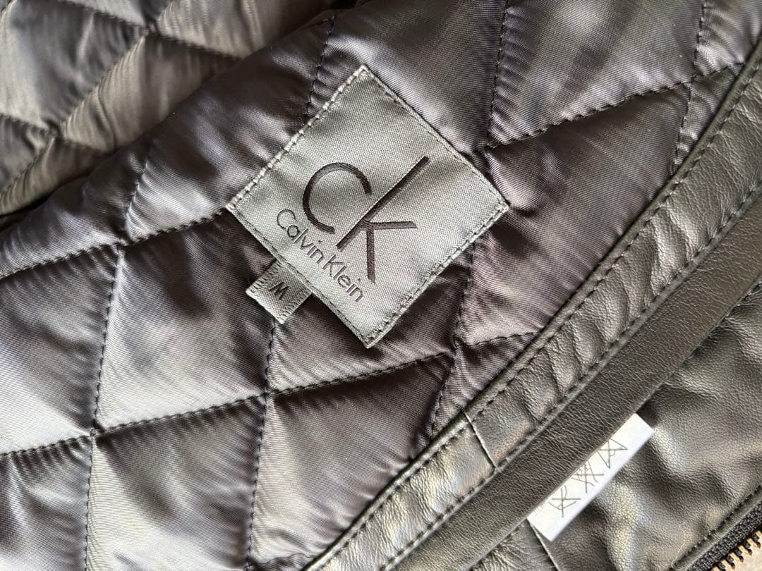 カルバンクライン　羊革レザージャケット