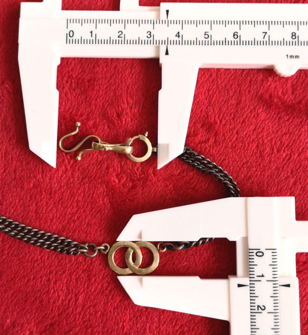 アンティーク 【希少】帯留め 18金 家紋 輪違い 明治 大正時代 刻印 K18