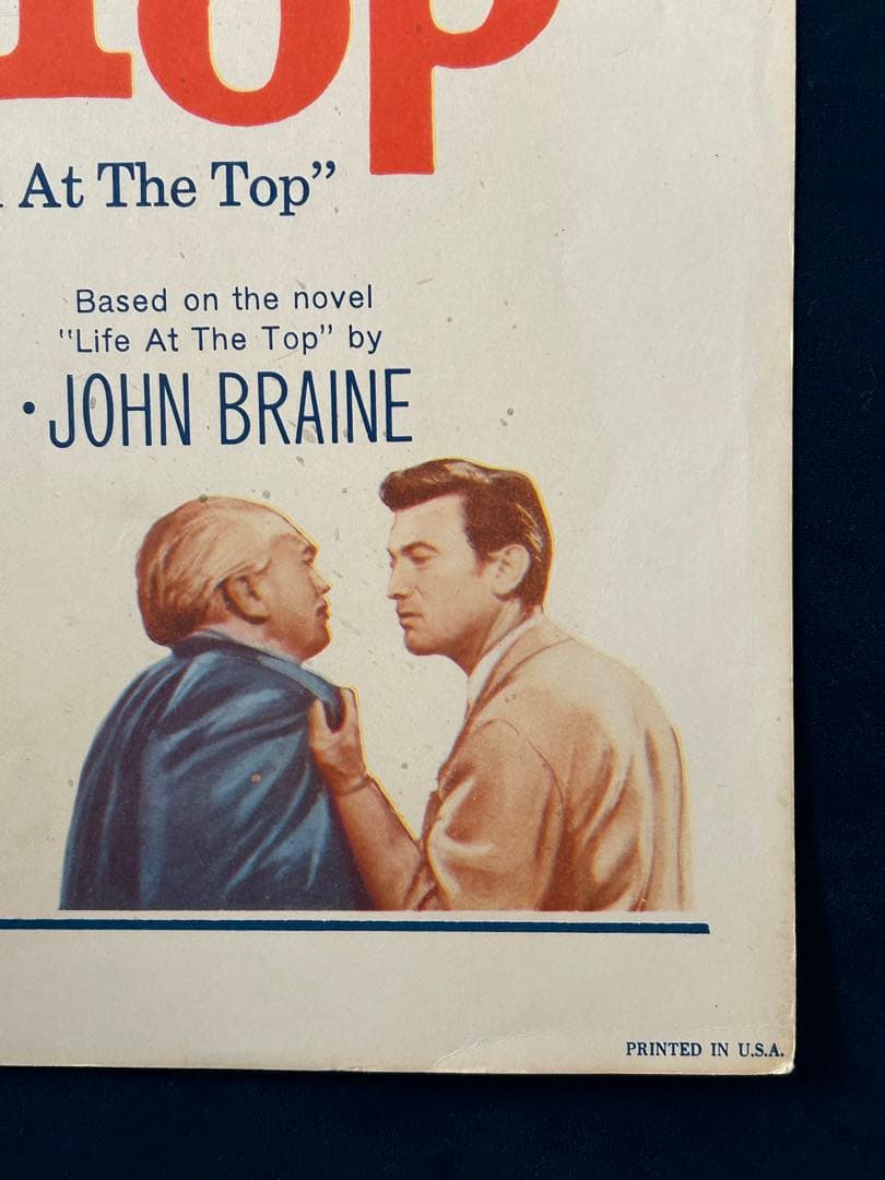 ライフ・アット・ザ・トップ　USオリジナル映画ポスター