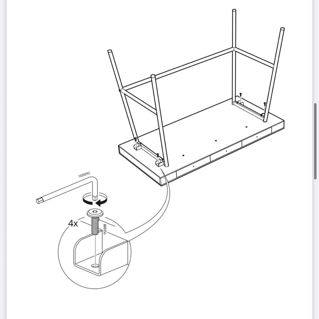 IKEA イケア　LILLÅSEN リルオーセン　デスク